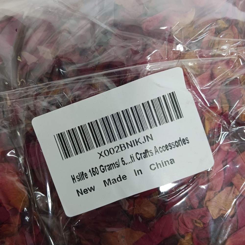 Dried Red Rose Petals 160 grams x 2 Great for Weddings or Crafts